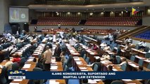 Ilang kongresista, suportado ang Martial Law extension