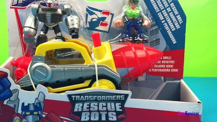 Transformers Rescue Bots Toy UNBOXING: Boulder Tunnel Rescue Drill + Shark Attack Play Doh