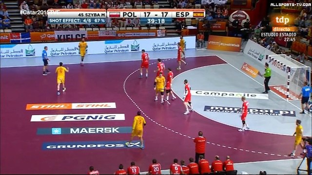 Mundial de Balonmano Catar 2015 - 3er y 4º puesto - Polonia - España [2 de 3]