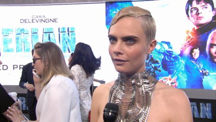 'Valerian and the City of a Thousand Planets' Premiere: A Stunning Cara Delevingne