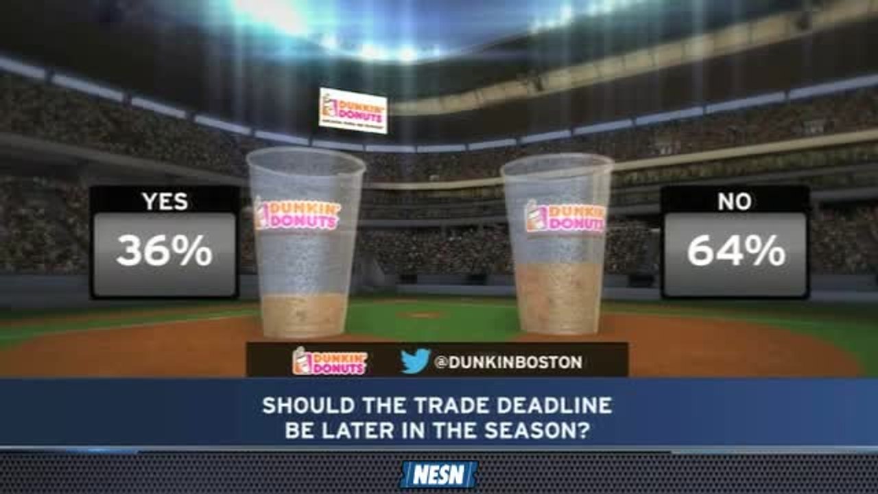 Dunkin' Donuts Poll: MLB Trade Deadline
