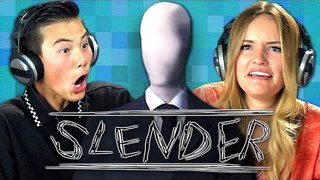 SLENDER (Teens React: Gaming)