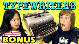 Kids React to Typewriters (Bonus #109)