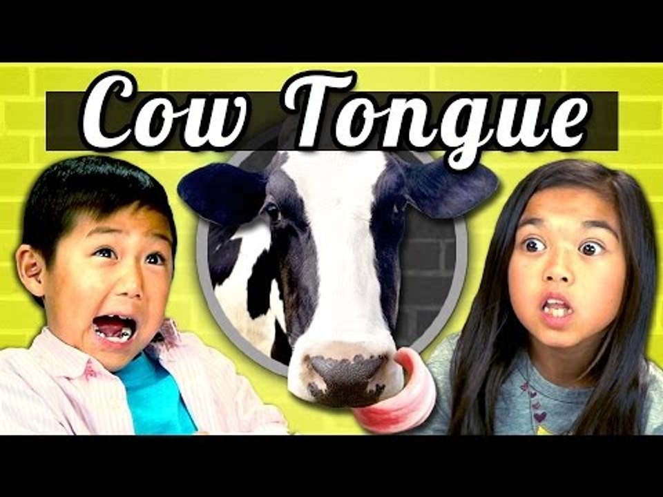 KIDS vs. FOOD #1 - COW TONGUE