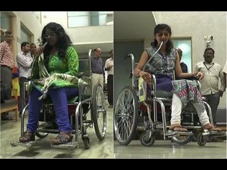 4  Student Innovative a New Wheel Chair at Dharwad