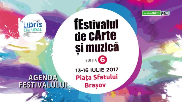 Agenda fEstivalului de cArte și Muzică 2017 - partea a doua
