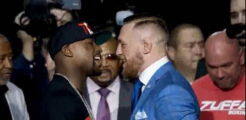 (Toronto) Staredown Final  Conor McGregor verses Floyd Mayweather