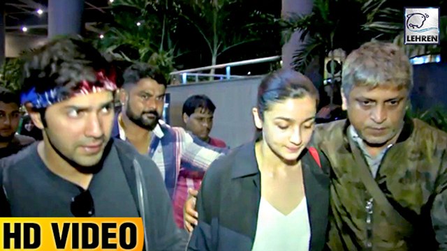 Alia Bhatt & Varun Dhawan Spotted Together Returning From IIFA Awards 2017