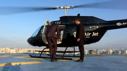 L’Uber des hélicoptères arrive à Sao Paulo