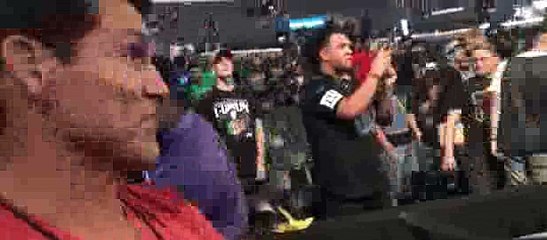 Reaction of Frank Shamrock on Mayweather vs Gregor heated face off, says its kind of crazy.