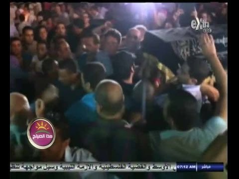 #هذا_الصباح | تشييع جثمان الفنان الراحل خالد صالح إلى مثواه الأخير بمقابر الأسرة بالإمام الشافعي