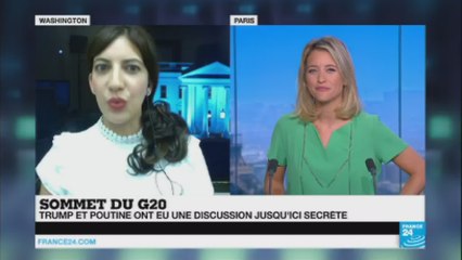 Discussion secrète entre Trump et Poutine : "l''aparté a été animé, selon des médias américains"