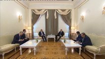 Çavuşoğlu, Azerbaycan Cumhurbaşkanı Aliyev Tarafından Kabul Edildi