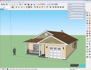 Sketchup Cơ Bản - Phần 4 - Thực Hành Vẽ Hình 3D Đơn Giản