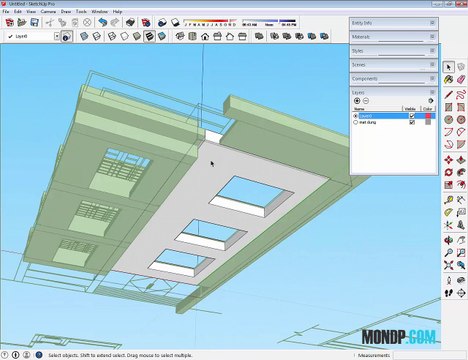 Sketchup Cơ Bản - Phần 6 - Thực Hành Dựng Mặt Đứng Kiến Trúc