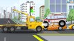 The White Ambulance Helps Car Real Hero in the City | Service & Emergency Vehicles Kids Cartoon