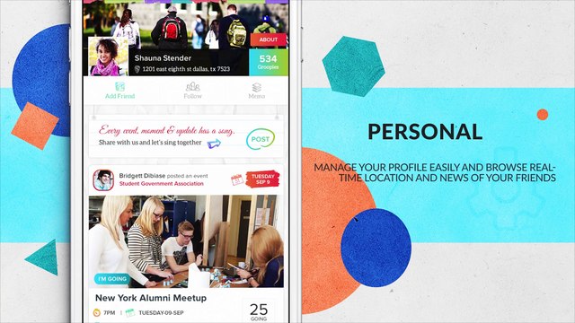 Social Networking App development
