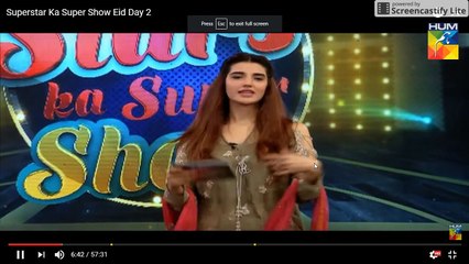 eid show dance ayeza khan with azfar rehman on a good song
