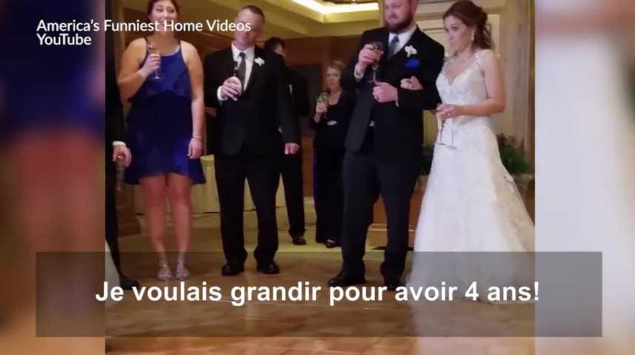 Le discours de cette petite fille a fait se tordre de rire les invités du mariage