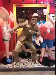 Chinese Fun Zone Stunning Statue Making Fun In Market-DailyFun Zone