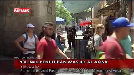 Pemerintah Israel Pasang Detektor Logam di Gerbang Masjid Al-Aqsa