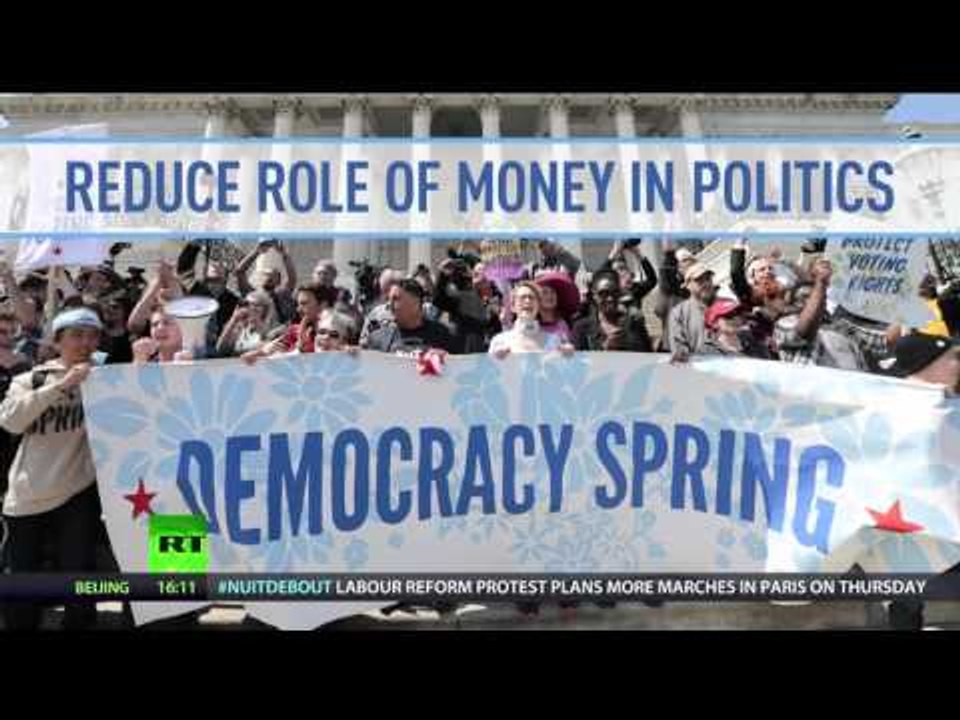 Arrests in Washington: Black Lives Matter activists detained at Democracy Spring protest