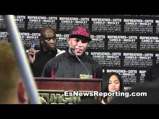 Mayweather: I Fought Cotto At His Natural Weight Unlike Pacquiao