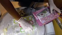 ICE CREAM ROLLS Street Food - MATCHA MOCHI Wafer w Peanut ex Matcha Green Tea Choco Biscuit Topping