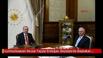 Cumhurbaşkanı Recep Tayyip Erdoğan, Beştepe'de Başbakan Binali Yıldırım'ı Kabul Ediyor