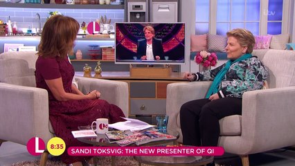 Sandi Toksvig On Taking Over QI From Stephen Fry | Lorraine