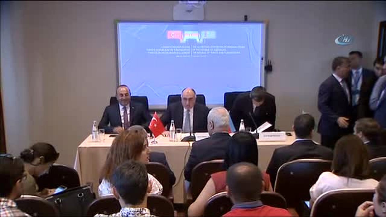 Bakü-1)- Çavuşoğlu: "Bakü-Tiflis-Kars Tren Yolu Deneme Sürüşleri Bugün Başlıyor"-"Bir Kuşak Bir Yol...