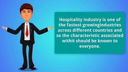 Overview of Hospitality Industry Characteristics