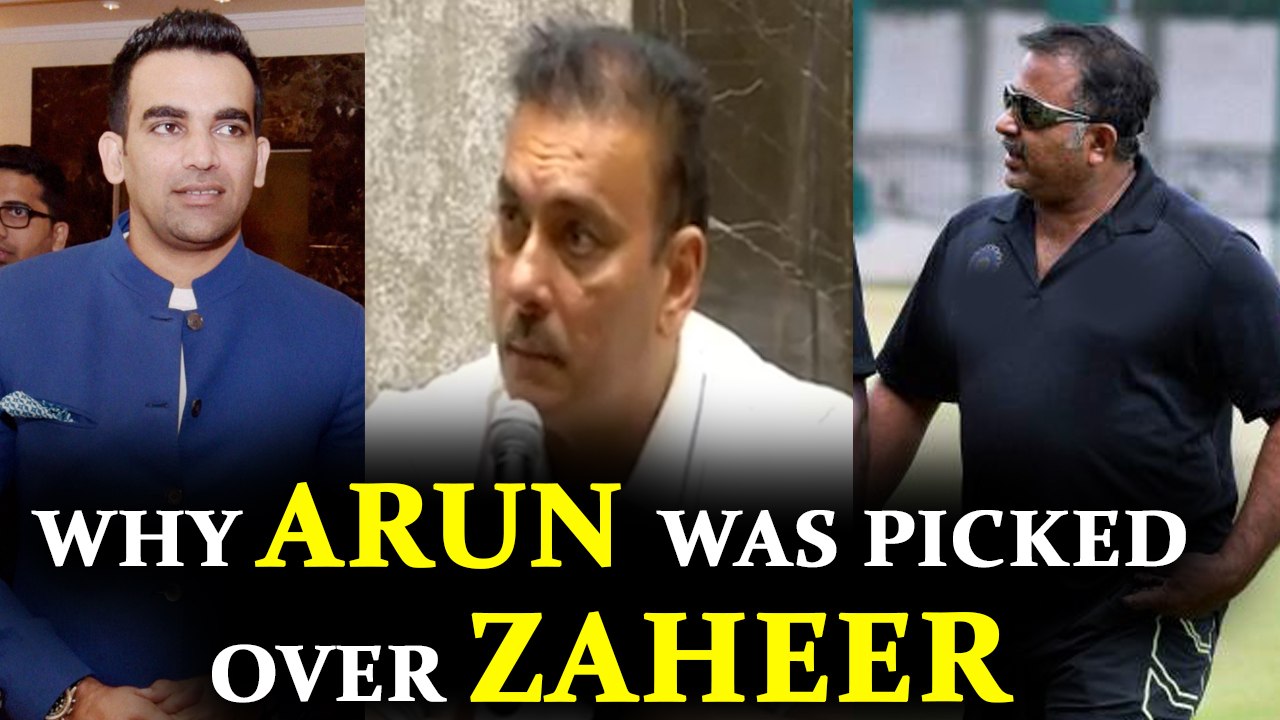 Ravi Shastri reveals Why he prefers Bhrat Arun over Zaheer Khan as bowling coach| Oneindia News