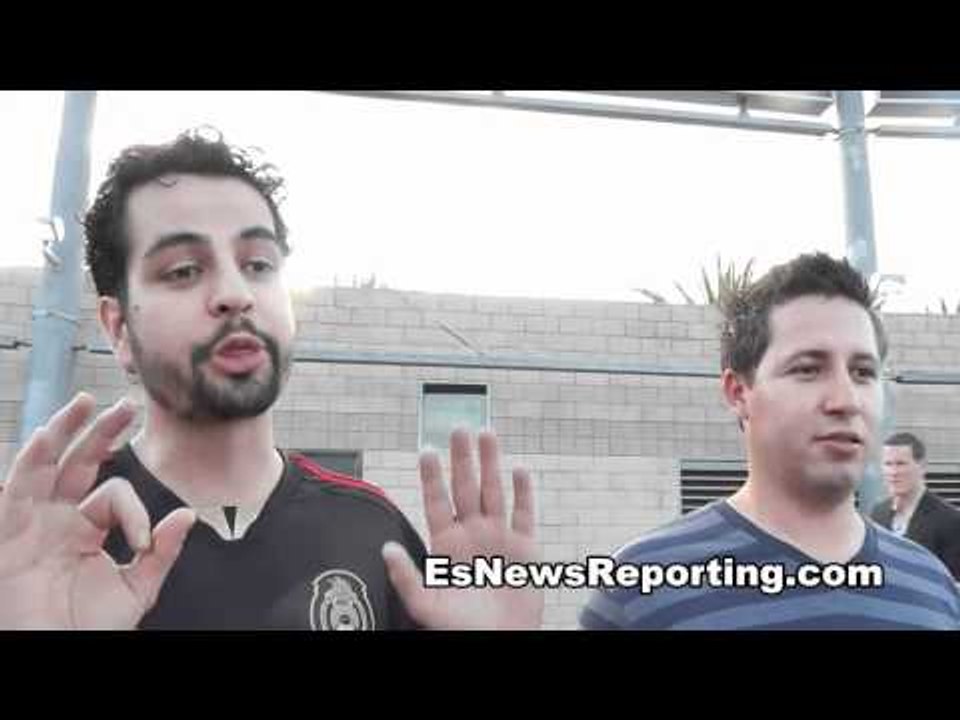 Fans In Carson: Manny Beats Bradley