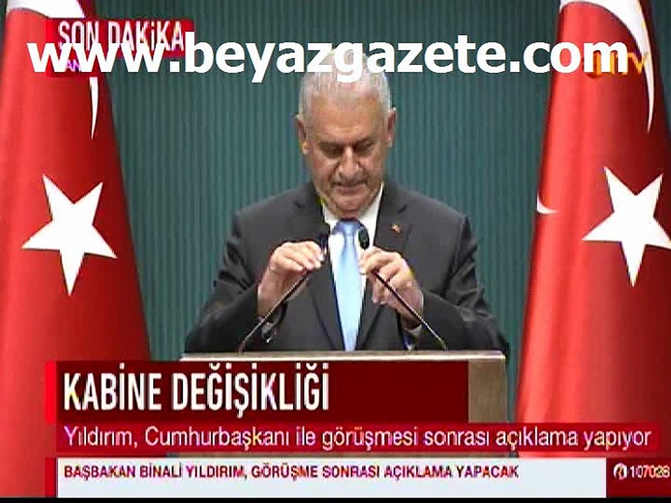 Son dakika... Başbakan Binali Yıldırım yeni kabineyi açıkladı! İşte yeni Bakanlar