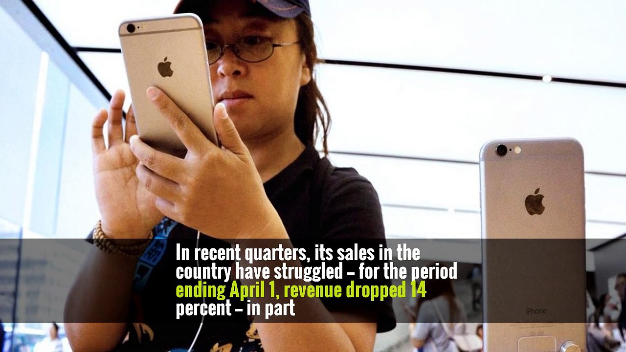 Apple Names New China Head as Its Sales Fall