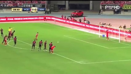 Robert Lewandowski penalty Goal HD - Bayern Munchen 1-0 Arsenal 19 07 2017 HD