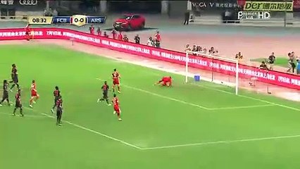 Robert Lewandowski penalty Goal HD - Bayern Munchen 1 - 0 Arsenal - 19.07.2017