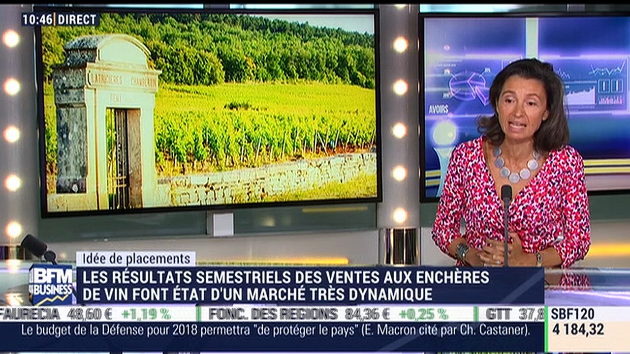 Idées de placements: Les résultats semestriels des ventes aux enchères de vin font état d'un marché très dynamique - 20/07