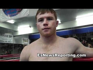 Canelo Alvarez:  Shane Mosley Is a Legend