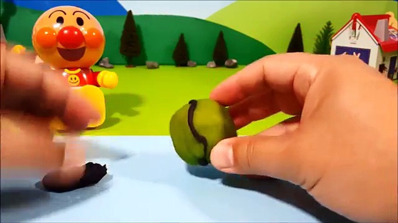 Jouet anime Anpanman jouets Baikinmanll être espiègle à tout le monde ❤ de Anpanman danimation animekids Animation pour enfants