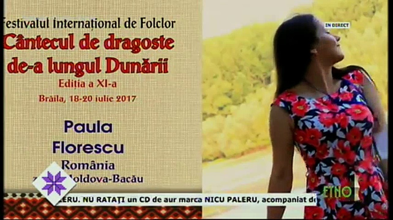 Paula Florescu - Festivalul Cantecul de dragoste de-a lungul Dunarii - Braila - 18.07.2017