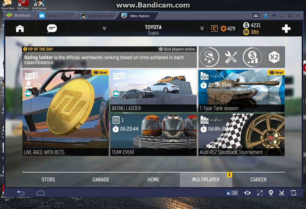 Nitro Nation Bluestacks error