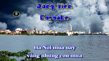 [Karaoke] HÀ NỘI MÙA VẮNG NHỮNG CƠN MƯA - Trương Quý Hải & Bùi Thanh Tuấn (Giọng Nam: G#m)