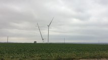 Visite du chantier du parc éolien