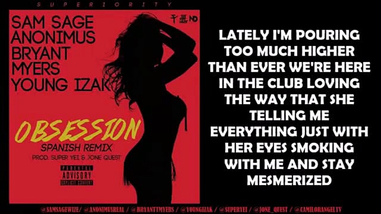 OBSESSION (Letra) Anonimus x Bryant Myers X Sam Sage X Young Izak