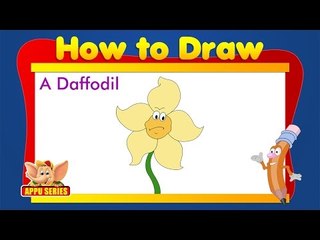 Learn to Draw Flower - Draw a Daffodil