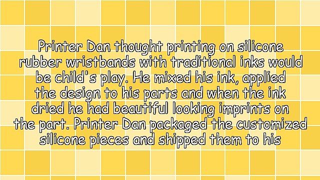 Learn How to Print on Silicone Rubber Wristbands, Jewelry and Parts