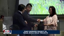 Pinoy workers priority in 'Build, Build, Build' projects