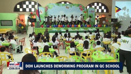 DOH launches deworming program in QC school